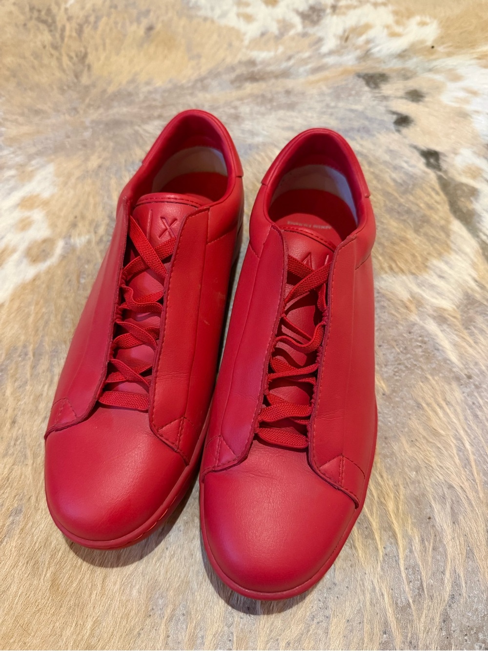 Armani Exchange A|X Red Monochrome Sneakers Men’s 9 EU 42.5 Style 955029 CC540